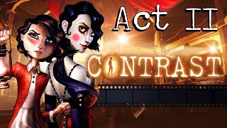 CONTRAST Gameplay Walkthrough  Act II All Collectibles Luminaries Achievements  Trophies [upl. by Boucher]