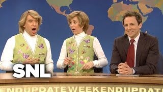 Weekend Update Garth and Kat Sing Spring Songs  SNL [upl. by Attenrad]