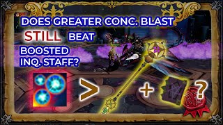 Does G Concentrated Blast STILL Beat the Boosted Inquisitor Staff RS3 [upl. by Baxter363]