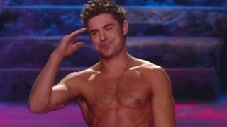 Shirtless Zac Efron at the MTV Movie Awards [upl. by Mossberg]