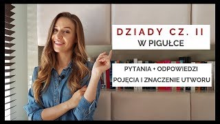 Dziady cz II A Mickiewicz  Czytamy lektury 22 [upl. by Lianne]