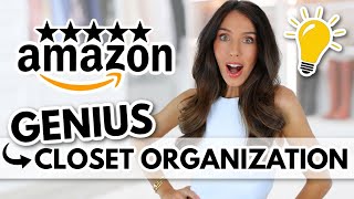 23 GENIUS Closet Organization Items from AMAZON [upl. by Lajes]