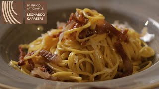 Carbonara con Chitarra alluovo al Tartufo [upl. by Ciredor296]