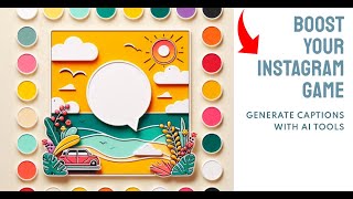 How to write caption on Instagram Post using AI  ai master [upl. by Most]