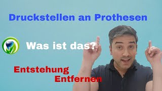 Druckstellen an Zahnprothesen  Was ist das Wie entstehen sie Wie beseitigen [upl. by Eelanej]