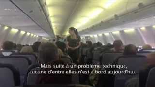 Pilote de ligne bourré fait des blagues aux passagers [upl. by Moody]