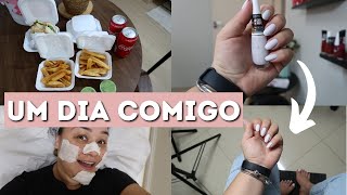 COMIDA BOA FIZ LIMPEZA DE PELE ESMALTE DA SEMANA E PHOSFATO DO MÊS ♥ [upl. by Ahsilek]