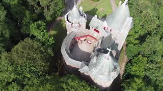 Castell Coch From Above [upl. by Atnwahs]