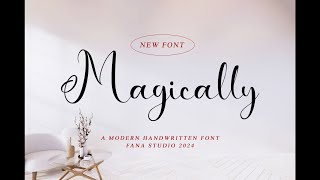 Magically  Elegant Script Font for Creative Projects and Designs [upl. by Midas]