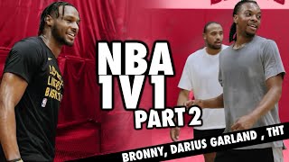 Bronny James Darius Garland amp Talen Horton Tucker GO AT IT 1v1  PART 2 [upl. by Nithsa889]