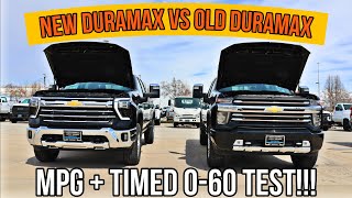 2024 VS 2023 Chevy Silverado 3500 HD Diesel MPG  060 Test Is The New Duramax Really Better [upl. by Nessie]