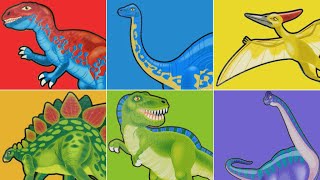 Learn Dinosaurs amp Dinosaur Names with Melissa amp Doug Dinosaur Magnets  Dinosaur Toys [upl. by Blodget702]