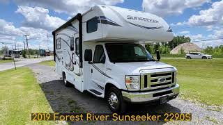 2019 Forest River Sunseeker 2290S motorisé classe C [upl. by Edmund]