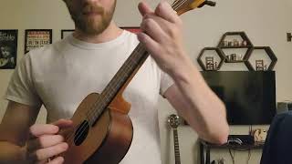 skyrim bannered mare ukulele high G [upl. by Adalbert936]