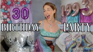 BIRTHDAY VLOG  how to throw a 13 going on 30 party  returning to work postpartum  mom life [upl. by Carolynn251]