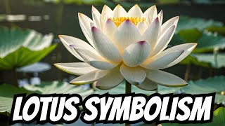 LOTUS FLOWER AND ITS MEANING amp SYMBOLISM [upl. by Magree]