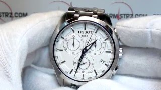 Tissot Couturier Chronograph T0356171103100 wwwzegarmistrzcom [upl. by Stormie]