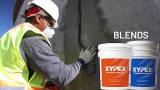 Xypex Patchn Plug and Concentrate Mortar Blends [upl. by Zumwalt]