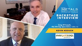 Greg McCoach talks to Kevin Keough of Evergold Corp after the Jan 2022 Metals Investor Forum [upl. by Atik5]