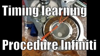 Exhaust valve timing control learning procedure Infiniti G35 P0014 P0024 no scantool needed [upl. by Mastat]