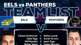 NRL 2024 Round 23 Team  Parramatta EELS 🆚 Penrith PANTHERS [upl. by Yreneh6]