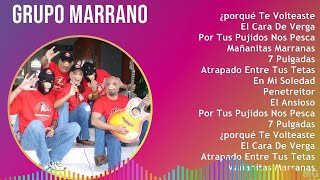 Grupo Marrano 2024 MIX Las Mejores Canciones  ¿porqué Te Volteaste El Cara De Verga Por Tus P [upl. by Boothman149]