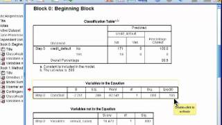 Logistic Regression  SPSS part 2 [upl. by Ambrosane772]