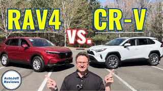 SUV Battle 2024 Honda CRV vs 2024 Toyota RAV4 [upl. by Einnim]