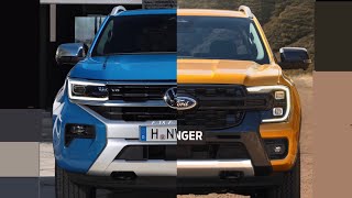 2023 Volkswagen Amarok Vs Ford Ranger  Comparison [upl. by Adne]