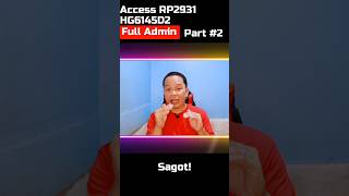 RP2931 Full Admin Access  Part 2 kuyait rp2931 pldthomefibr HG6145D2 pldt pldthomefibr [upl. by Akli]