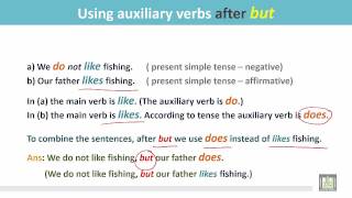 Grammar  2   CH 8  L6  Using auxiliary verbs after but [upl. by Athenian739]