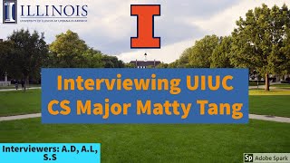 UIUC CS Interviewing an Admitted Student [upl. by Eibrab]