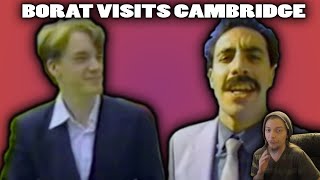 BORAT VISITS CAMBRIDGE  DA ALI G SHOW  Sacha Baron CohenREACTION [upl. by Milinda]