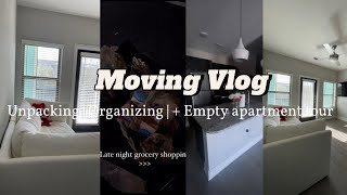 Moving Vlog First time living alone  Cleaning and Organizing  Empty apartment tour [upl. by Drue974]