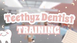 Teethyz Dentist Training 1  Oral Surgeon POV ROBLOX [upl. by Ahsena]