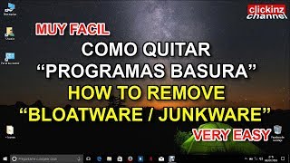 Acelerar PC Eliminar programas basura de ACER Facilmente Remove Acer Bloatware Junkware Windows10 8 [upl. by Zennas]