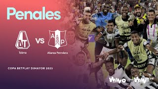 Tolima vs Alianza Petrolera  goles y penales  Copa BetPlay Dimayor 2023  Octavos vuelta [upl. by Ednutabab421]