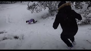 Tuvimos un pequeño accidente en la Gran Nevada de Madrid  Marki [upl. by Eniaj]