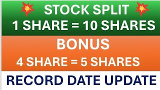 💥 1 share  10 shares 💥 stock split 💥 bonus 💥 Aurangabad distillery Ltd  heg Ltd  sacheta metals [upl. by Fante]