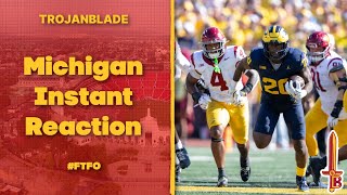 quotEmbarrassingquot  USC  Michigan Instant Reaction [upl. by Hadnama902]