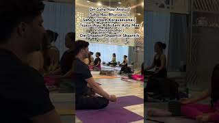 Opening mantra for morning classs  mantra chant  Hatha Yoga [upl. by Marler780]