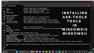 How to install ADB tools and FASTBOOT drivers on Windows 11 10 [upl. by Avivah]