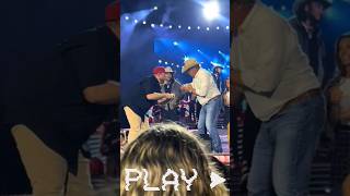 Luke Combs on stage with The TEXANS FOOTBALL Team 🫡💯🙌 shorts lukecombs countrymusic [upl. by Nnylyak706]