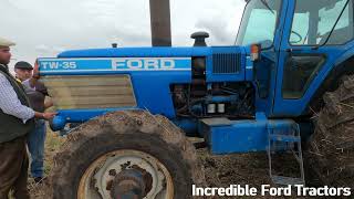 1983 Ford TW35 66 Litre 6Cyl Diesel 4WD Tractor 188 HP with Howard Plough [upl. by Ilocin953]