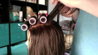 Tutorial  Wig Roller Setting for Drag Theater Opera and Cosplay [upl. by Waldemar]