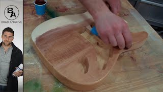 How to Stain a Basswood Guitar [upl. by Selimah456]