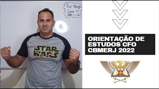 Orientação de Estudos CFO CBMERJ 2022  Papo de Bombeiro [upl. by Niwrehs163]