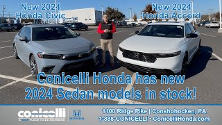 2024 Honda Civic amp Accord Unveiled at Conicelli Honda 🚗💫 Experience Style Tech and Hybrid Power [upl. by Tallula14]