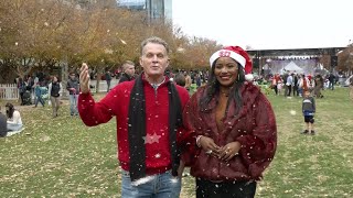 Klyde Warren Park Tree Lighting Celebration 2022 [upl. by Kathrine]