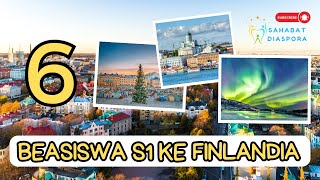 6 BEASISWA KULIAH S1 KE FINLANDIA [upl. by Noyerb]